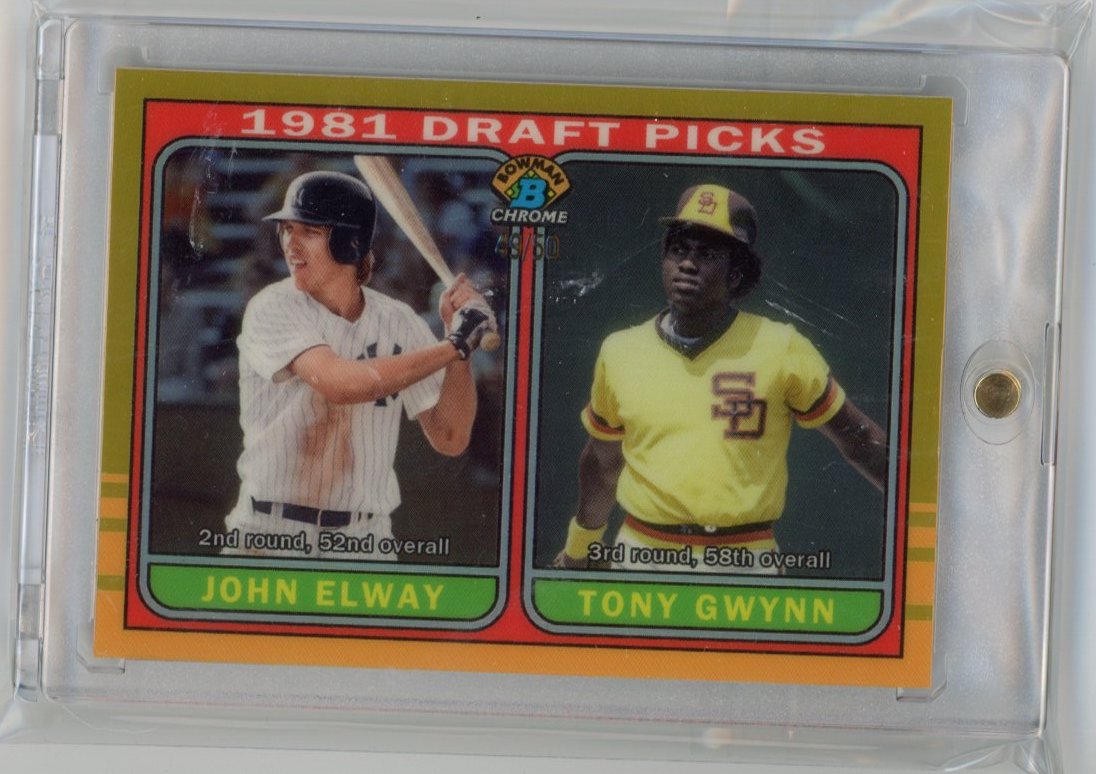 Bowman Tony Gwynn & John Elway
